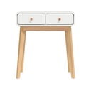 Masă tip consolă Støraa Cassie, alb