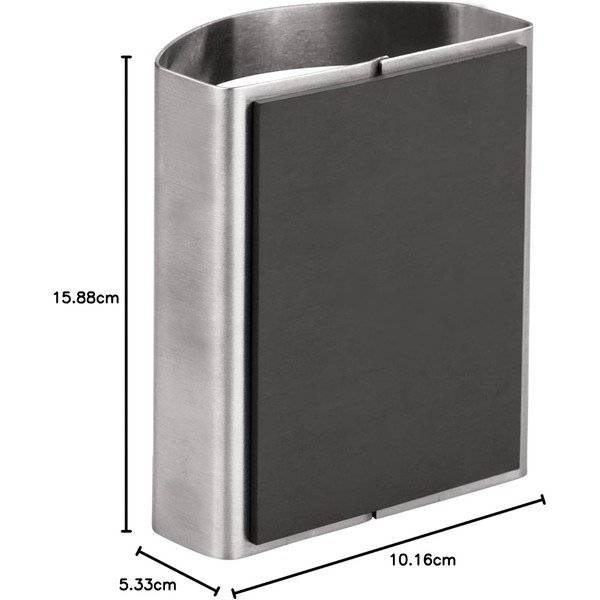 Suport magnetic din metal pentru creioane iDesign Forma, 5,5 x 10 cm-image-4