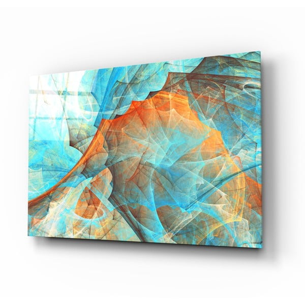 Tablou din sticlă Insigne Colored Nets, 110 x 70 cm