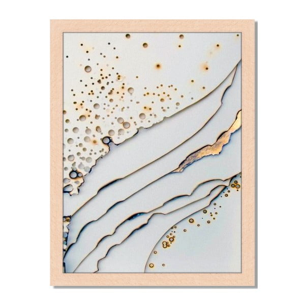 Tablou înrămat Liv Corday Provence White & Gold, 30 x 40 cm