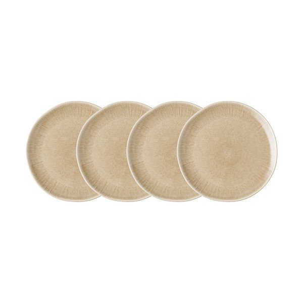 Farfurii bej 4 buc. din gresie ø 27 cm Viola – House Nordic