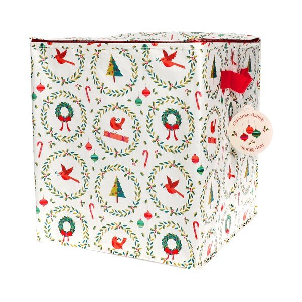 Cutie de depozitare pentru haine din plastic reciclat 32x32x35 cm Classic Christmas – Rex London-image-4