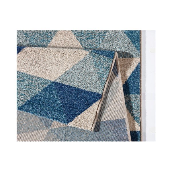 Covor Schöngeist & Petersen Diamond Triangle, 80 x 150 cm, albastru-image-2