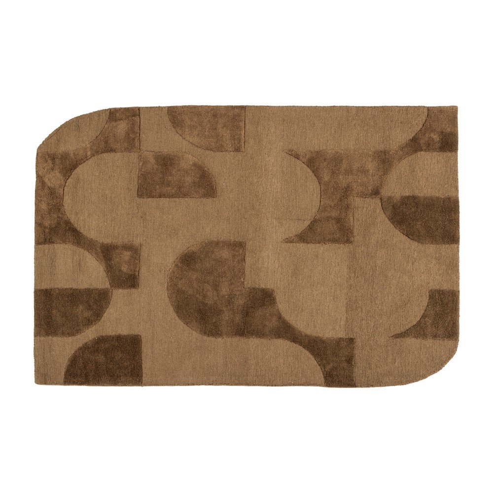 Covor maro din amestesc de lÃ¢nÄ170x240 cm Livo âu0080WOOOD