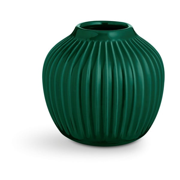 Vază din ceramică Kähler Design Hammershoi, înălțime 12,5 cm, verde