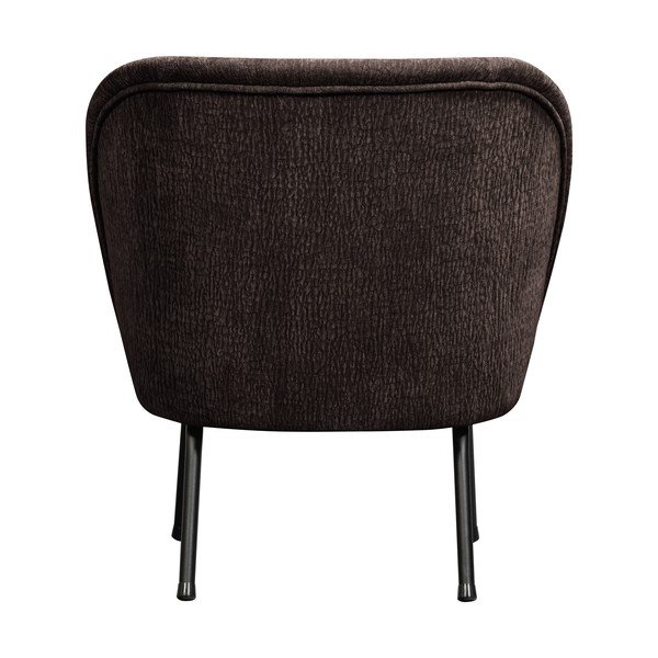 Fotoliu maro închis cu tapițerie din chenille Vogue – WOOOD-image-3