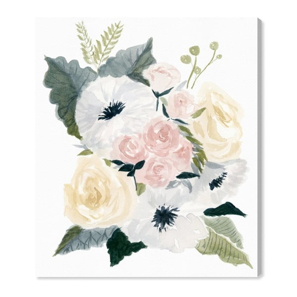Tablou Oliver Gal Pastel Florals, 35 x 40 cm 