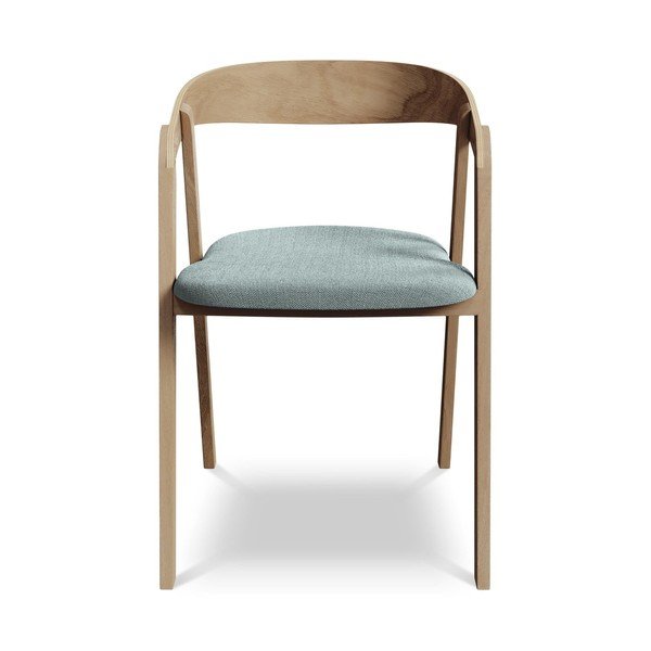 Scaun de sufragerie albastru din lemn masiv Erika – Makamii-image-1