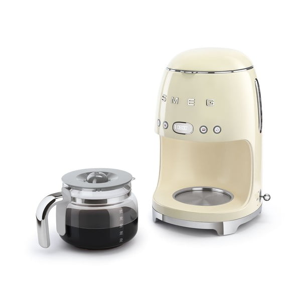 Cafetieră SMEG, alb - crem-image-2