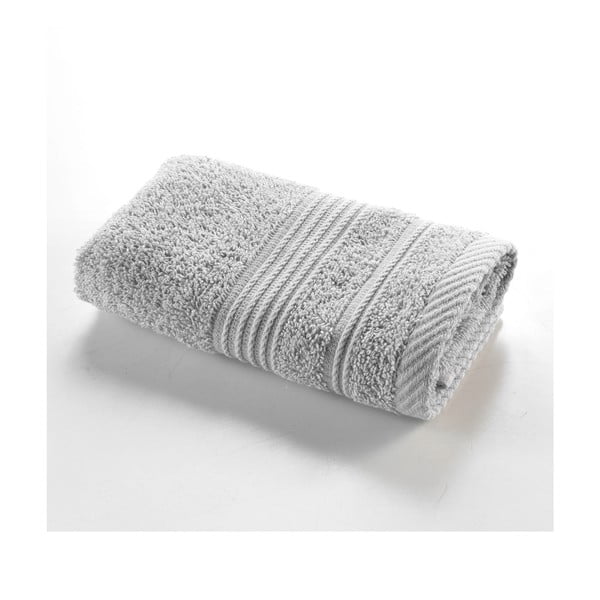 Prosop gri deschis din bumbac din frotir 30x50 cm Tendresse – douceur d'intérieur