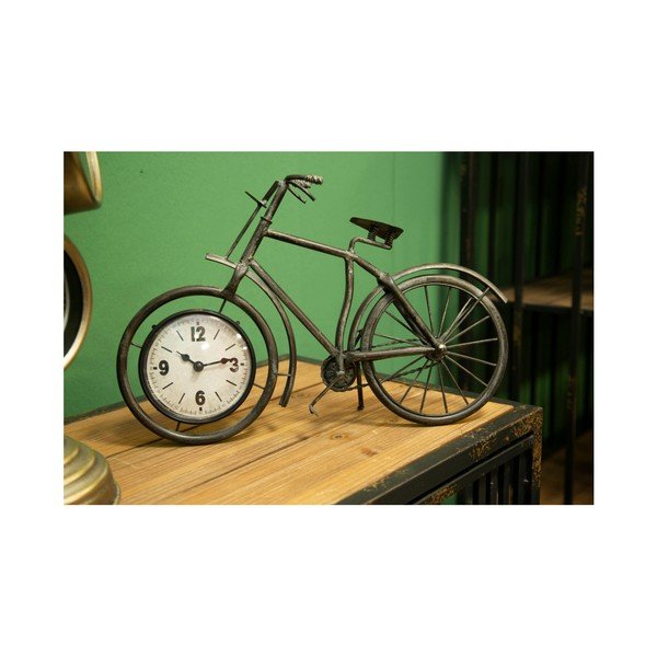 Ceas de birou în formă de bicicletă Mauro Ferretti Bike, 38,5 x 25 cm-image-3