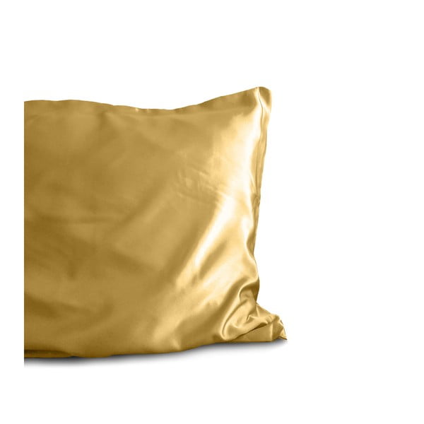 Față de pernă din micropercal Sleeptime Skin Care, 60 x 70 cm, auriu