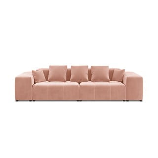 Canapea roz cu tapițerie din catifea 320 cm Rome Velvet - Cosmopolitan Design