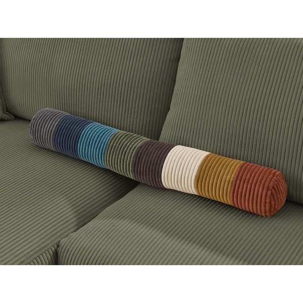 Modul pentru canapea verde deschis cu tapițerie din catifea reiată  (cu colț variabil) Nihad modular – Bobochic Paris-image-3