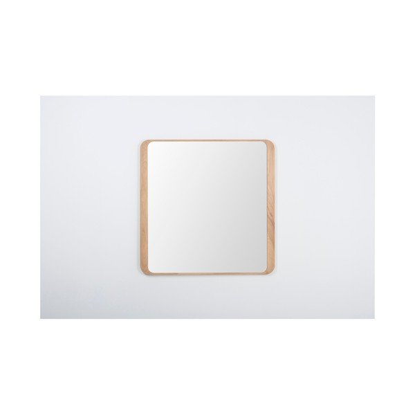 Oglindă de perete din lemn de stejar Gazzda Ena-image-1