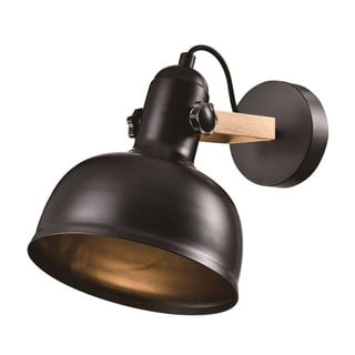Aplică de perete neagră din metal Reno – Candellux Lighting