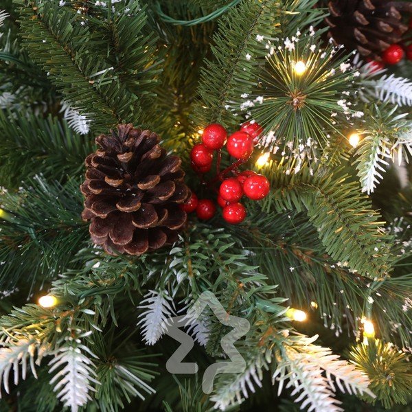 Brad artificial de Crăciun înălțime 210 cm Snowy Pine LED – Můj Stromeček-image-4