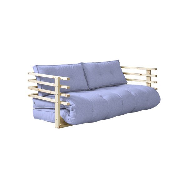 Canapea extensibilă Karup Funk Natural/Blue Breeze-image-3