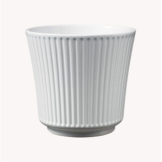 Ghiveci din ceramică Big pots Gloss, ø 12 cm, alb