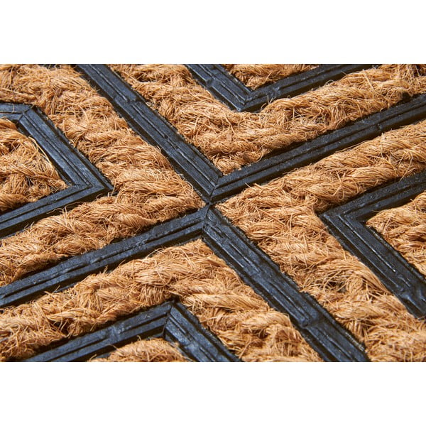 Covoraș de intrare din fibre de nucă de cocos 45x75 cm Diamonds – Hanse Home-image-2