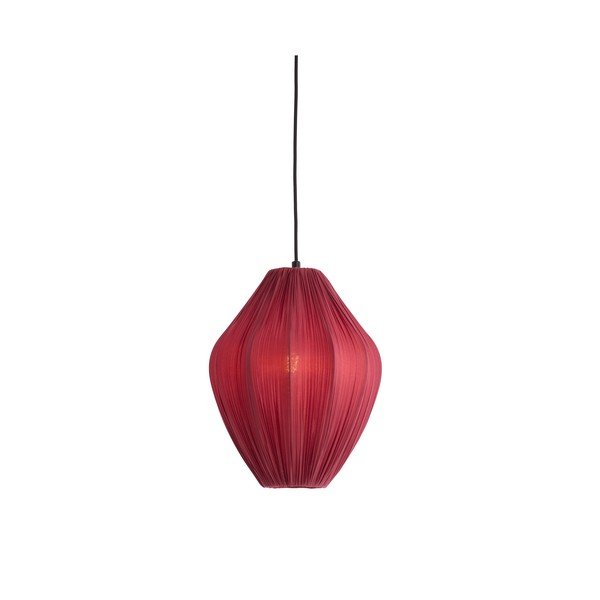 Lustră burgundy cu abajur textil ø 12 cm Verita – Light & Living-image-2