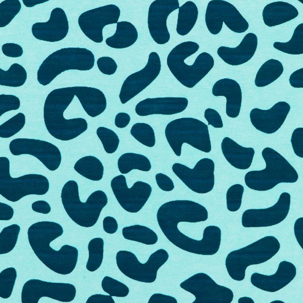 Covoraș de baie albastru deschis 39x60 cm Leopard – Artsy Doormats-image-3
