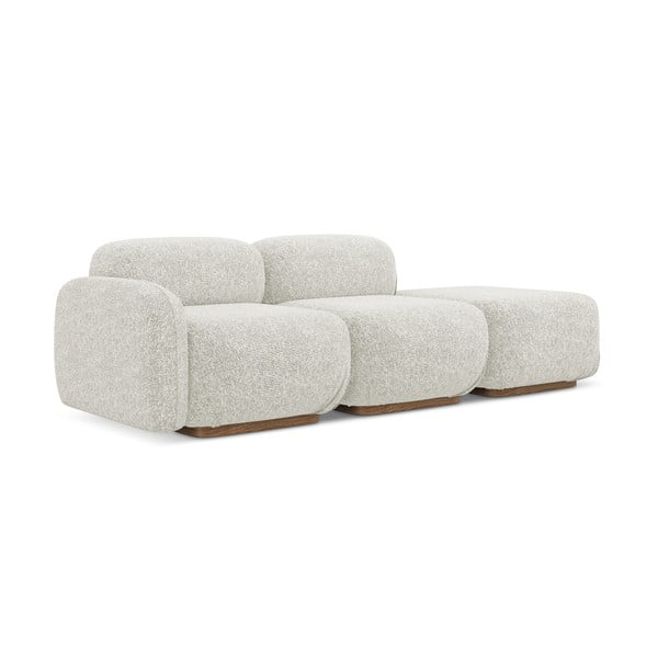 Șezlong modular crem (cu colț pe partea stângă) Ailani – Makamii-image-3
