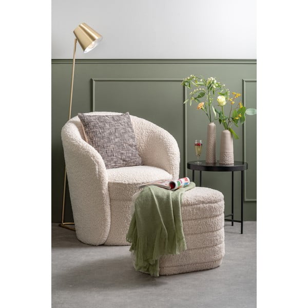 Fotoliu Leitmotiv Cuddly, alb-image-1