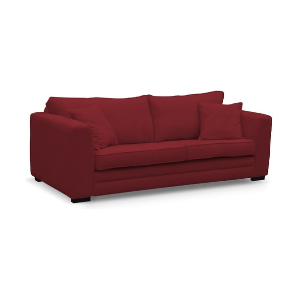 Canapea cu 3 locuri Rodier Taffetas, roșu 