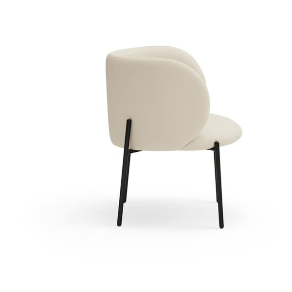 Fotoliu din imitație de piele alb Mogi - Teulat-image-3