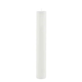 Lumânare lungă Ego Dekor Cylinder Pure, timp de ardere 28 h, alb
