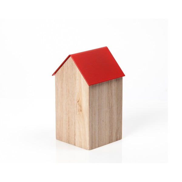 Cutie de depozitare House Medium, roșu
