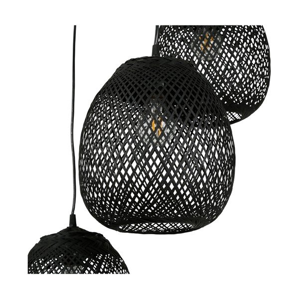 Lustră neagră 40x40 cm Elme – Côté Table-image-4