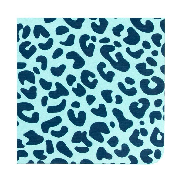 Covoraș de baie albastru deschis 39x60 cm Leopard – Artsy Doormats-image-2