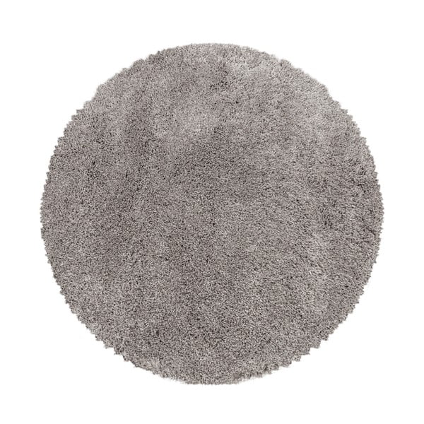 Covor maro deschis rotund ø 200 cm Fluffy – Ayyildiz Carpets