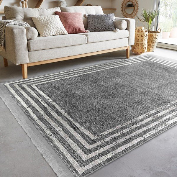 Covor gri 80x150 cm – Mila Home-image-4