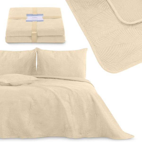 Cuvertură bej 170x210 cm Palsha – Restilo-image-3