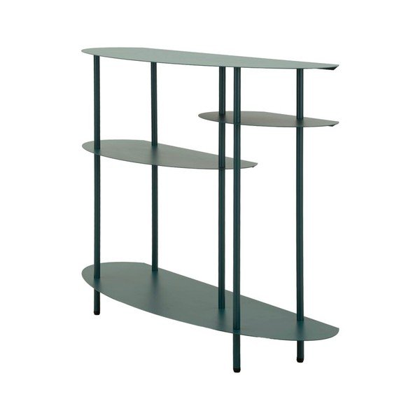 Masă consolă albastru-verde din metal 34x118 cm Saturn – Mauro Ferretti-image-2