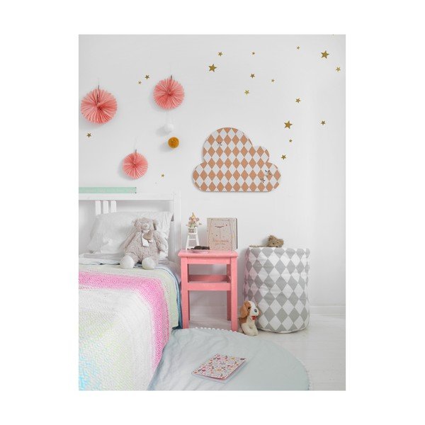 Avizier autoadeziv Dekornik French Cloud White Stars-image-3