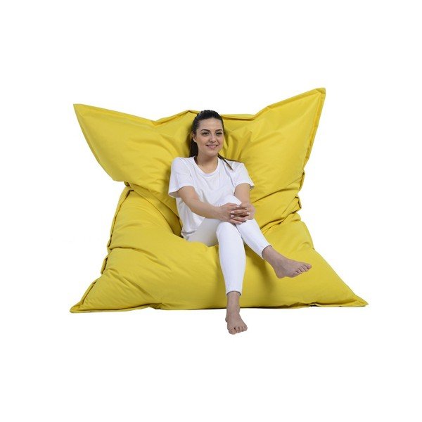 Beanbag pentru grădină galben Huge – Floriane Garden-image-1