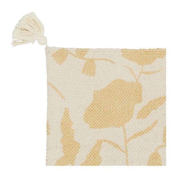 Covor galben deschis 60x120 cm Foret – Jardin d'Ulysse-image-1