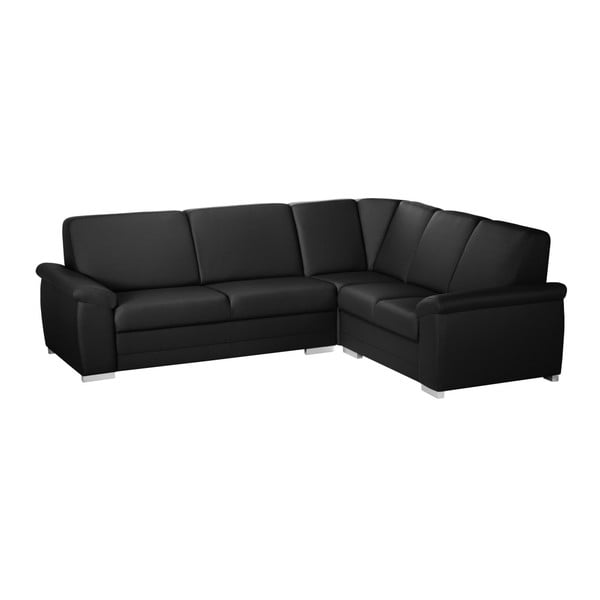 Canapea cu șezlong pe partea dreaptă Florenzzi Bossi Medium, negru