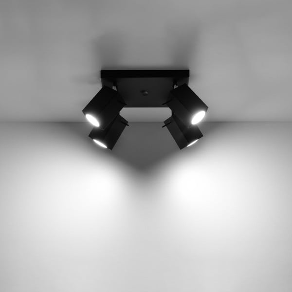 Spot negru 25x25 cm Toscana – Sollux-image-1