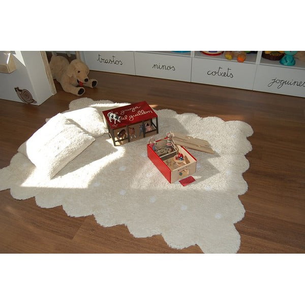 Covor pentru copii bej lavabil/țesut manual din bumbac 120x160 cm Biscuit Beige – Lorena Canals-image-4