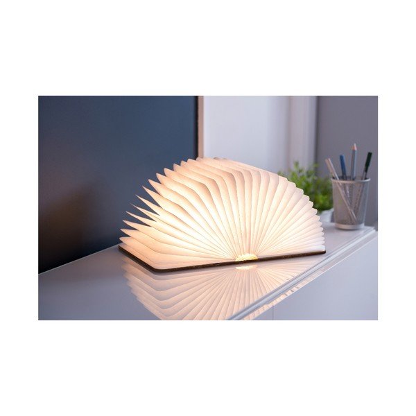Veioză LED cu abajur textil (înălțime 2,5 cm) Booklight – Gingko-image-1
