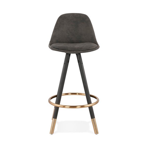 Scaun de bar Kokoon Bruce Mini, înălțime 65 cm, gri-image-3