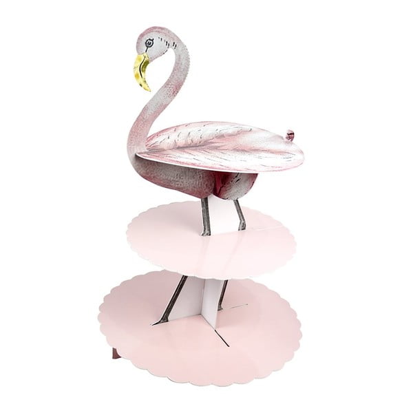 Etajeră din hârtie Talking Tables Flamingo