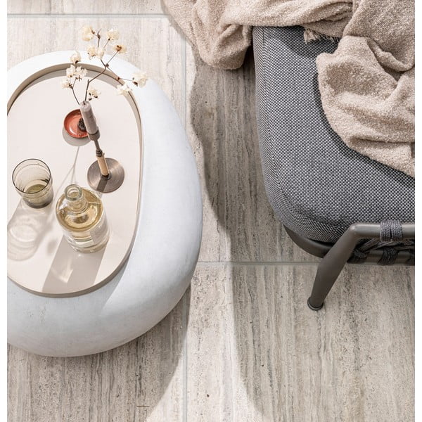 Măsuță de cafea albă 49x65 cm Pebble – vtwonen-image-1