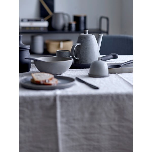 Ceainic din gresie ceramică Bloomingville Kendra, 1 l, gri-image-1