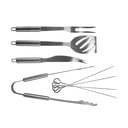 Set 8 unelte pentru grătar din inox cu husă Orion Grill, lungime 34,5 cm